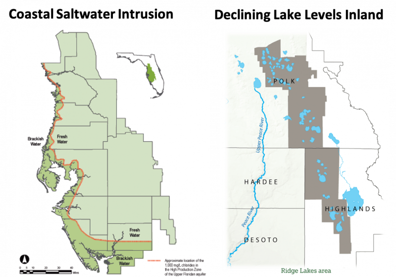 Maps of Resource Concerns on the Peace River