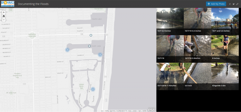 King tide and flood outsourcing tool